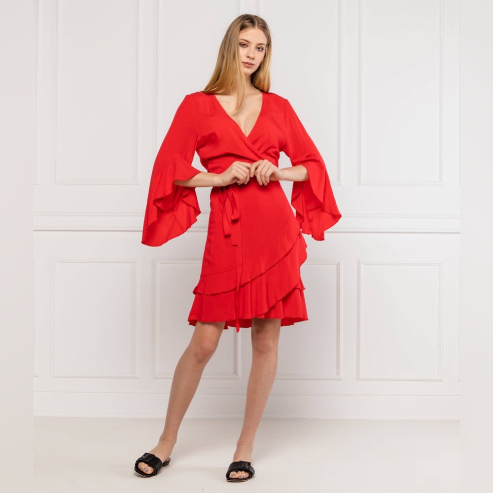 🔥🔥🔥NEW Melissa Odabash Kirsty Red Mini Dress